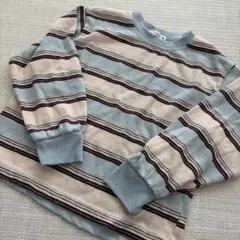 【新品未使用】韓国服 raker ボーダートップス Lサイズ