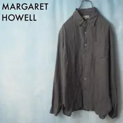 2026年最新】MARGARET HOWELL カラー：グレイ系 メンズ 長袖シャツ