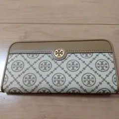 Tory Burch 長財布 ベージュ/ブラウン