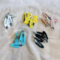 ✨匿名配送✨跡がつかない 前髪クリップ 跡が付かない ヘアクリップ 40枚入り