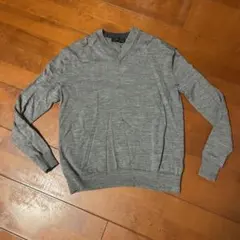 NANO UNIVERSE グレー Vネックセーター