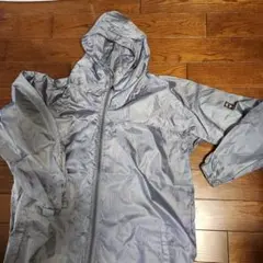 軽量ストライプフード付きウィンドブレーカー上下