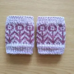 No.198 ウール100%あったかリストウォーマー♪