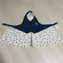 MARL MARLスヌーピー ベスト風お出かけエプロン ネイビー