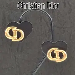 DIOR クリスチャンディオール ピアス クローバー ハート ゴールド