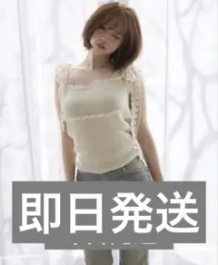 Lil lace knit tops andmary - メルカリ