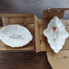 くまのプーさん　一番くじ　くじ　H賞　ミニチュアプレート　2点セット
