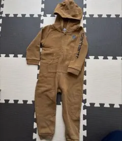 carhartt ブラウン フード付きジャンプスーツ 90cm