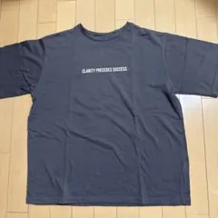 GRL バックロゴプリントTシャツ