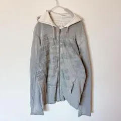 OLD DIESEL ディーゼル　ダブルフェイス リバーシブル ジップパーカー