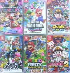 任天堂スイッチ人気ソフト6本セット