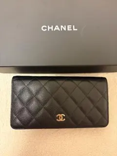 CHANEL 「マトラッセ クラシック ロング フラップ ウォレット」正規品