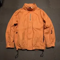 トミーヒルフィガー 00's マルチポケットジャケット L オレンジ