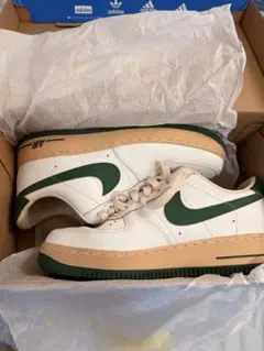 NIKE AIR FORCE 1 ホワイト グリーン 25.5cm