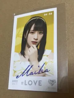 イコラブ ミニフォトカード 佐々木舞香 vol.2 ウィークエンドシトロン