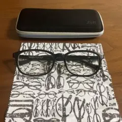 Zoff 黒縁メガネ