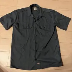 Dickies ワークシャツ 半袖 グレー Mサイズのサムネイル