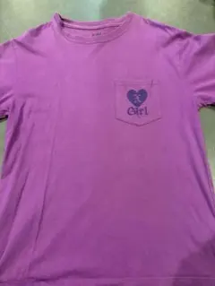 X-girl 半袖Tシャツ パープル Sサイズ