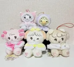 【新品】mikko Lil ala mode おめかしポンチョマスコット　5点