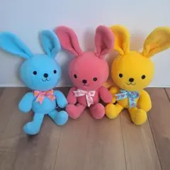 シナダ　うさぎ　ぬいぐるみ　平成レトロ　まとめ売り　ドンドンラビット