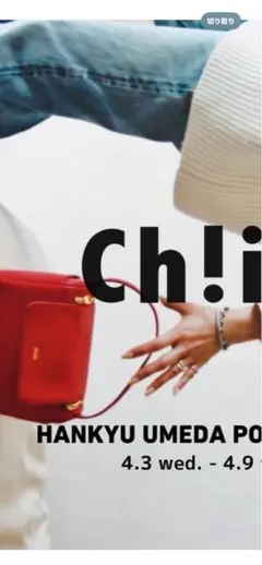 新品未使用チーバッグ chiiiibagW-zip One Shoulder