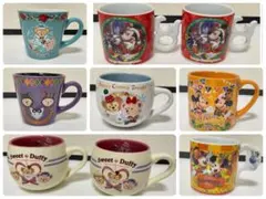 ディズニー スーベニア マグカップ ダッフィー ミッキー フレンズ 9個セット