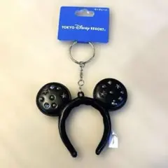 東京ディズニーリゾート カチューシャ キーホルダー ミッキー　スタッズ付き