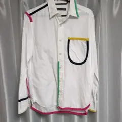 TSUMORI CHISATO カラフルパイピング長袖シャツ　ユニセックス