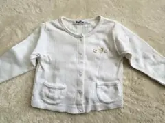 familiar カーディガン ホワイト80cm