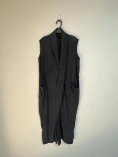【墨黒】ノースリーブ ワンピース