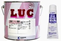 関西ペイント LUC鈑金パテ遅乾形 ベース 3.2kg 硬化剤セットのサムネイル