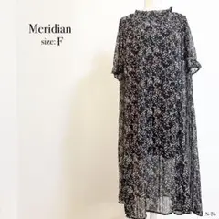 ◎美品◎ Meridian メリディアン 花柄 ワンピース Fサイズ