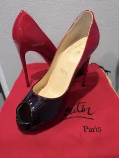 Christian Louboutin パテントオープントゥ36 箱袋付き 美品のサムネイル