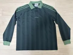 adidas ポロシャツ　長袖　ラガーシャツ
