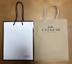 COACH ショップ袋セット ホワイト・クラフト