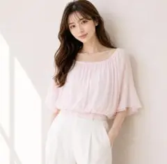 JILLSTUART 半袖ブラウス ピンク FREEのサムネイル