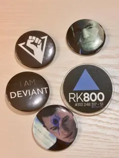 Detroit: Become Human 缶バッジ 5種セット