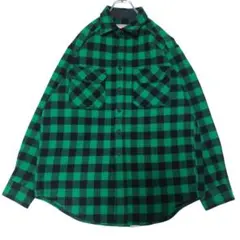ス*レ様 USA製 ウールリッチ 秋冬 バッファローチェック ウール ネルシャツ