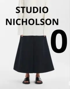 STUDIO NICHOLSON ブラック スカート サイズ0のサムネイル