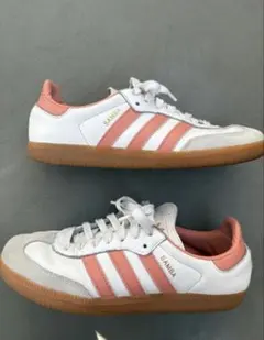 中古/adidas SAMBA OG Wホワイト ig5932/25.0cm