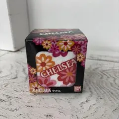 新品！　CHELSEA タオルハンカチ 綿100% 約25×25cm ピンクのサムネイル