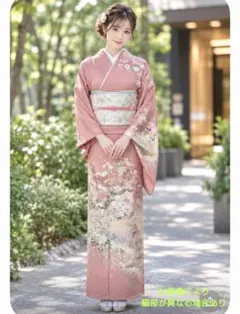 ZA14 美品 袋帯 × 付け下げ 訪問着 2点セット 身丈156cm 正絹 - メルカリ