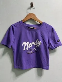 NERDY 半袖Tシャツ パープル XS