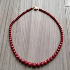 k14 デザイン 珊瑚 ネックレス 5.0〜12.0mm