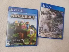 マイクラとモンハンMinecraft&MonsterHunterWorldPS4