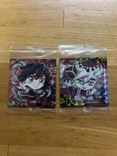 鬼滅の刃　ウエハース　シール　童磨　時透無一郎