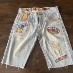 GOTCHA ガッチャ　ストライプ ショートパンツ Mサイズ