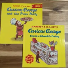Curious George 英語絵本 2冊セット