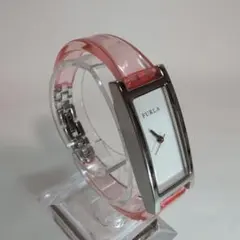 FURLA バングルウォッチ(ピンク) [稼働品]