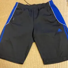 adidas Climalite ハーフパンツ M 黒/青